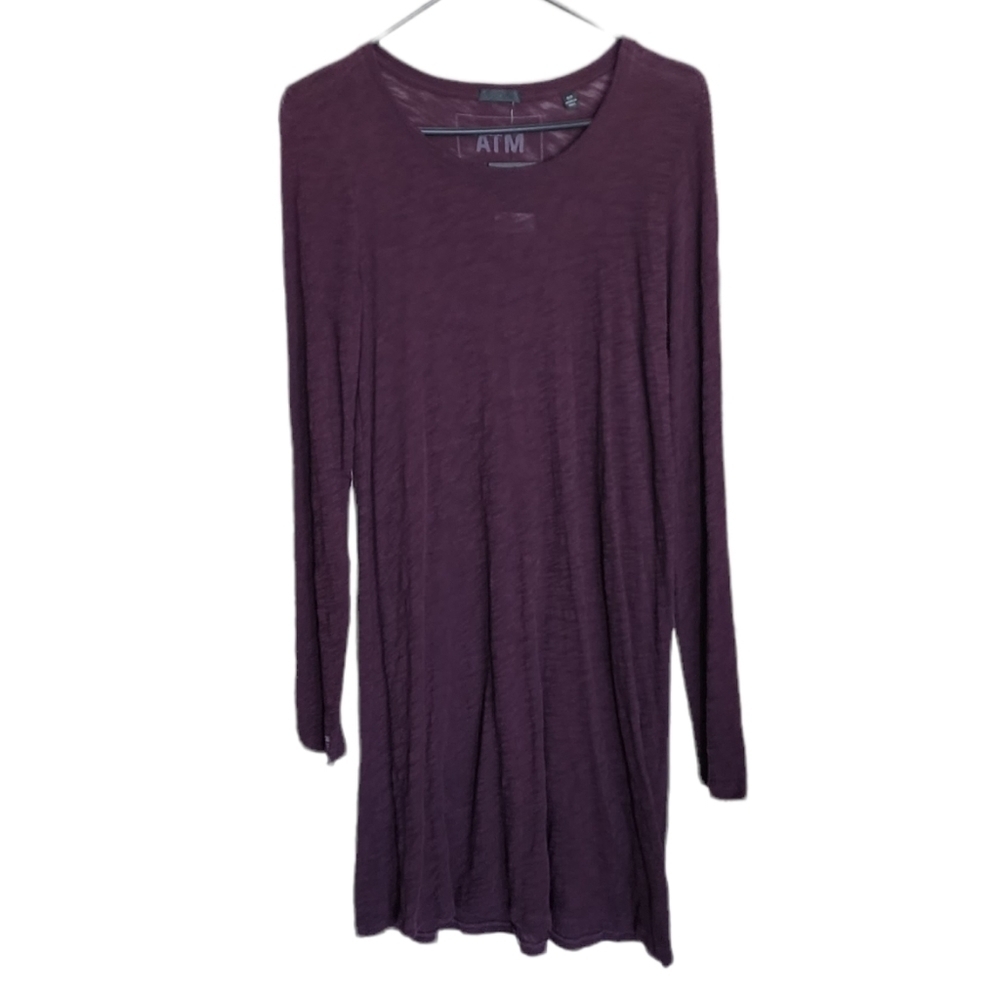 ATM Merlot Long Sleeve Lightweight Dress AW2221-FK